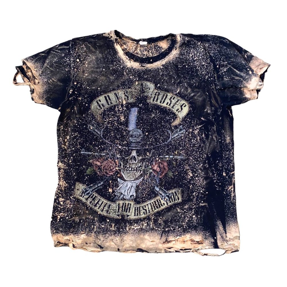 Ultra Distressed Super Soft Guns n Roses Band Tee